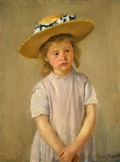 Mary Cassatt Child in a Straw Hat